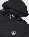 U.S. Polo Assn. Denim Co. High Neck Solid Detachable Hood Jacket