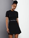 Calvin Klein Brand Tape Solid Dress