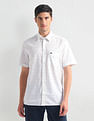 Arrow Sports Abstract Print Slim Shirt