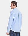 Aeropostale Blue Button Down Collar Oxford Casual Shirt