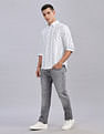 Tommy Hilfiger Striped Regular Fit Plain Woven Shirt