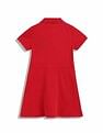 Tommy Hilfiger Kids Girls Logo Regular-Fit Cotton Dress