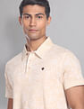 AD by Arvind Floral Print COOL-IT Real Deal Polo Shirt