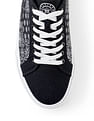 Flying Machine Men Round Toe Lace Up Seton Sneakers