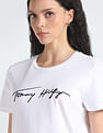 Tommy Hilfiger Script Logo Cotton T-Shirt