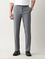 Arrow Textured Regular Fit Dobby Trousers