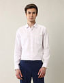 Arrow Textured Manhattan Slim Fit Ceremonial Shirt