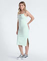 Tommy Hilfiger Small Badge Tie Back Midi Dress