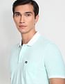 Arrow Sports Heathered Compact Cotton Polo Shirt