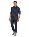 Arrow Sports Plaid Check Manhattan Slim Fit Shirt
