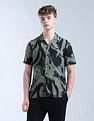Flying Machine Abstract Printed Color Of Home Shirt