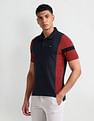 Arrow Sport Short Sleeve Color Block Polo Shirt