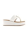 U.S. Polo Assn. Women Toe Separator Alessia Wedge Sandals