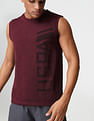 USPA Innerwear Sleeveless Brand Print Polyester I711 Vest - Pack Of 1