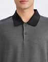 Calvin Klein Jeans Regular-Fit Geometric Cotton Polo Shirt
