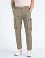 Flying Machine Solid Twill Cargo Trousers