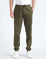 Flying Machine Drawstring Waist Slim Joggers