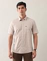 Arrow Sport Grid Tattersall Checked Regular Fit Shirt