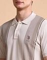 U.S. Polo Assn. Colourblocked Slim Fit Polo Shirt