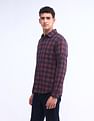 Flying Machine Twill Buffalo Checked Shirt