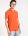 Tommy Hilfiger Solid Regular-Fit Cotton Polo T-Shirt