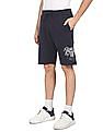 U.S. Polo Assn. Denim Co. Elasticized Waist Solid Shorts
