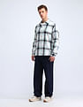 Flying Machine Kiddult Gingham Checked Shacket