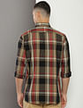 Tommy Hilfiger Pure Cotton Tonal Plaid Check Shirt
