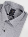 Arrow Pure Cotton Heathered Shirt