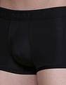 Calvin Klein Underwear Men Black Luxurious Microfiber Solid Trunks