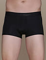 Calvin Klein Underwear Men Black Luxurious Microfiber Solid Trunks
