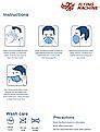 Flying Machine Unisex Adults Reusable Outdoor Air Mesh Face Masks - Pack Of 2