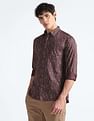 Flying Machine Twill Cotton Shirt