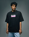 Flying Machine Graphic Printed Oversized Fit T-Shirt