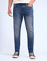 Flying Machine Slash Slim Tapered Fit Blue Jeans