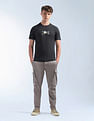 Flying Machine Solid Relaxed Fit Knitted Joggers