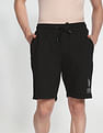 U.S. Polo Assn. Denim Co. Mid Rise Knitted Solid Shorts
