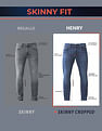 U.S. Polo Assn. Denim Co. Henry Tapered Cropped Blue Jeans