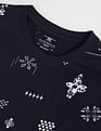 Flying Machine Graphic Print Cotton T-Shirt