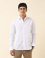 U.S. Polo Assn. Tailored Fit Solid Pure Cotton Shirt