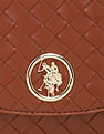 U.S. Polo Assn. Women Andra Patterned Weave Crossbody Bag