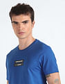 Flying Machine Silicone Print Crew Neck T-Shirt