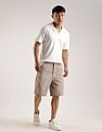 Calvin Klein Jeans Solid Slim-Fit Cotton Polo T-Shirt