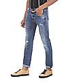 Flying Machine Michael Slim Tapered Fit Ripped Jeans