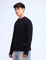 Flying Machine Solid Regular Fit Sweatshirt