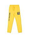 U.S. Polo Assn. Kids Drawstring Waist Brand Print Track Pants