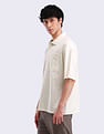 Flying Machine Oversized Fit Solid Polo Shirt