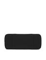 Tommy Hilfiger Solid Black PU Totes