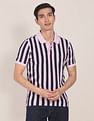 U.S. Polo Assn. Pique Striped Polo Shirt