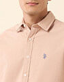 U.S. Polo Assn. Tailored Fit Solid Pure Cotton Shirt